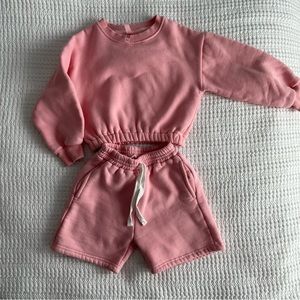 Sweatsuit set shorts